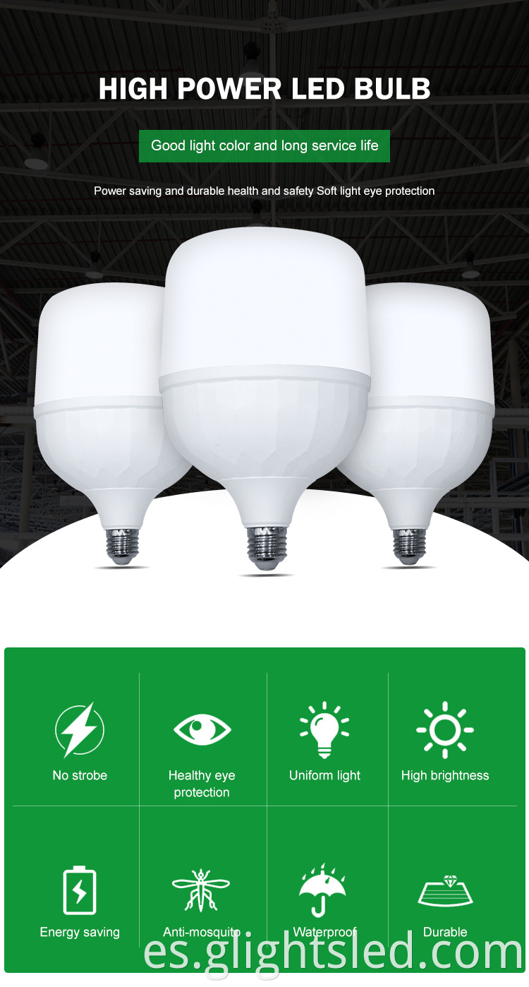 G-Lights Ahorro de energía Interior Oficina Hogar E27 B22 5W 10W 15W 20W 30W 40W 50W 60W Bombilla LED